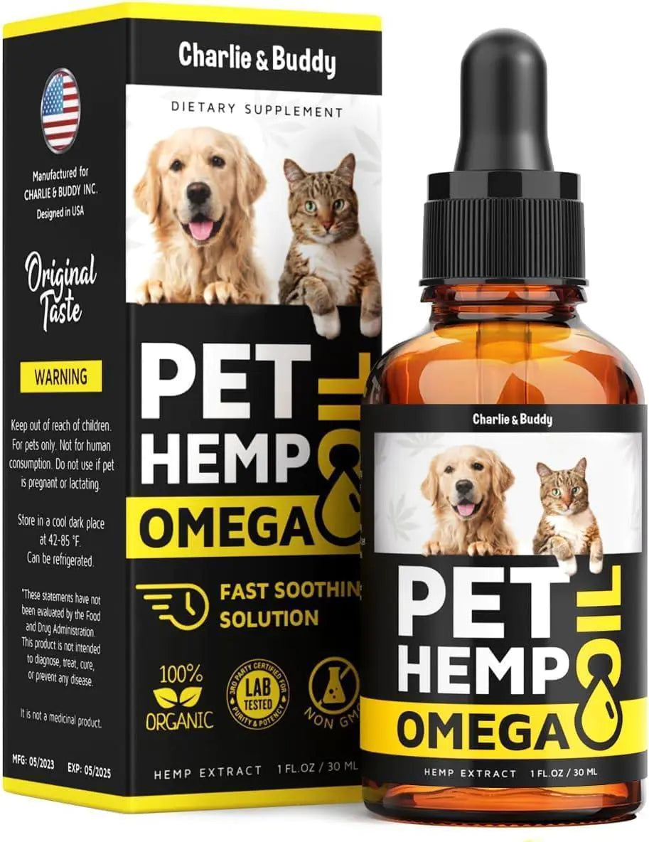 Pet Care Paradise VitalPaws Hemp & Salmon Oil for Dogs & Cats