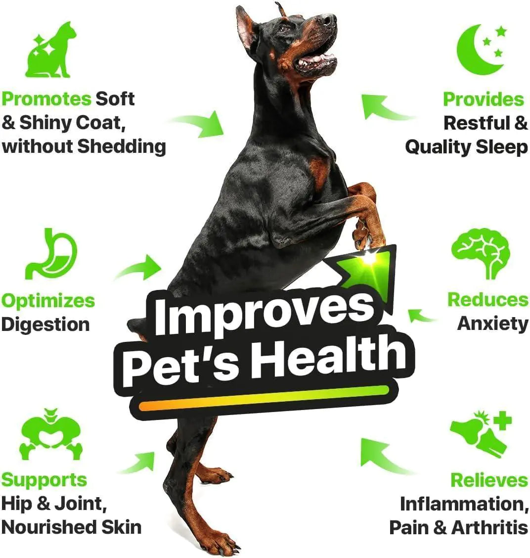 Pet Care Paradise VitalPaws Hemp & Salmon Oil for Dogs & Cats