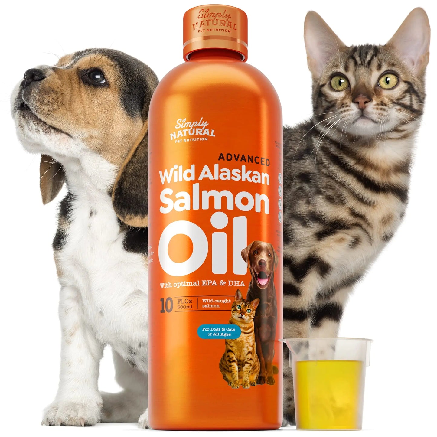 Pet Care Paradise OmegaGlow Wild Alaskan Salmon Oil for Dogs & Cats