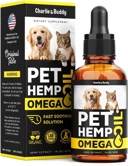 Pet Care Paradise VitalPaws Hemp & Salmon Oil for Dogs & Cats